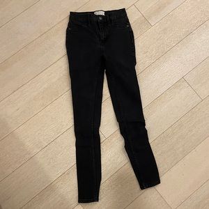 FREE PEOPLE black skinny Jeans size 26
